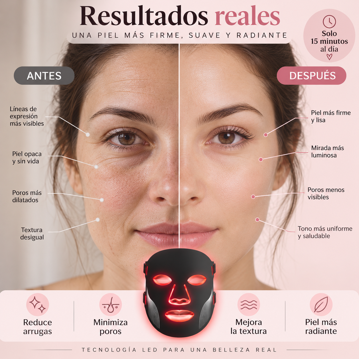 Mascarilla de terapia. Tu piel, tu momento cuidado